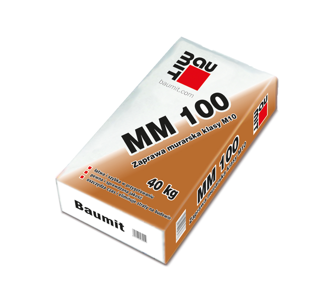 Mūro mišinys Baumit MM 100 25,0kg Mūro mišinys Baumit MM 100 25,0kg